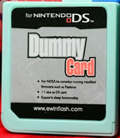 Dummy Card Enamel Blue